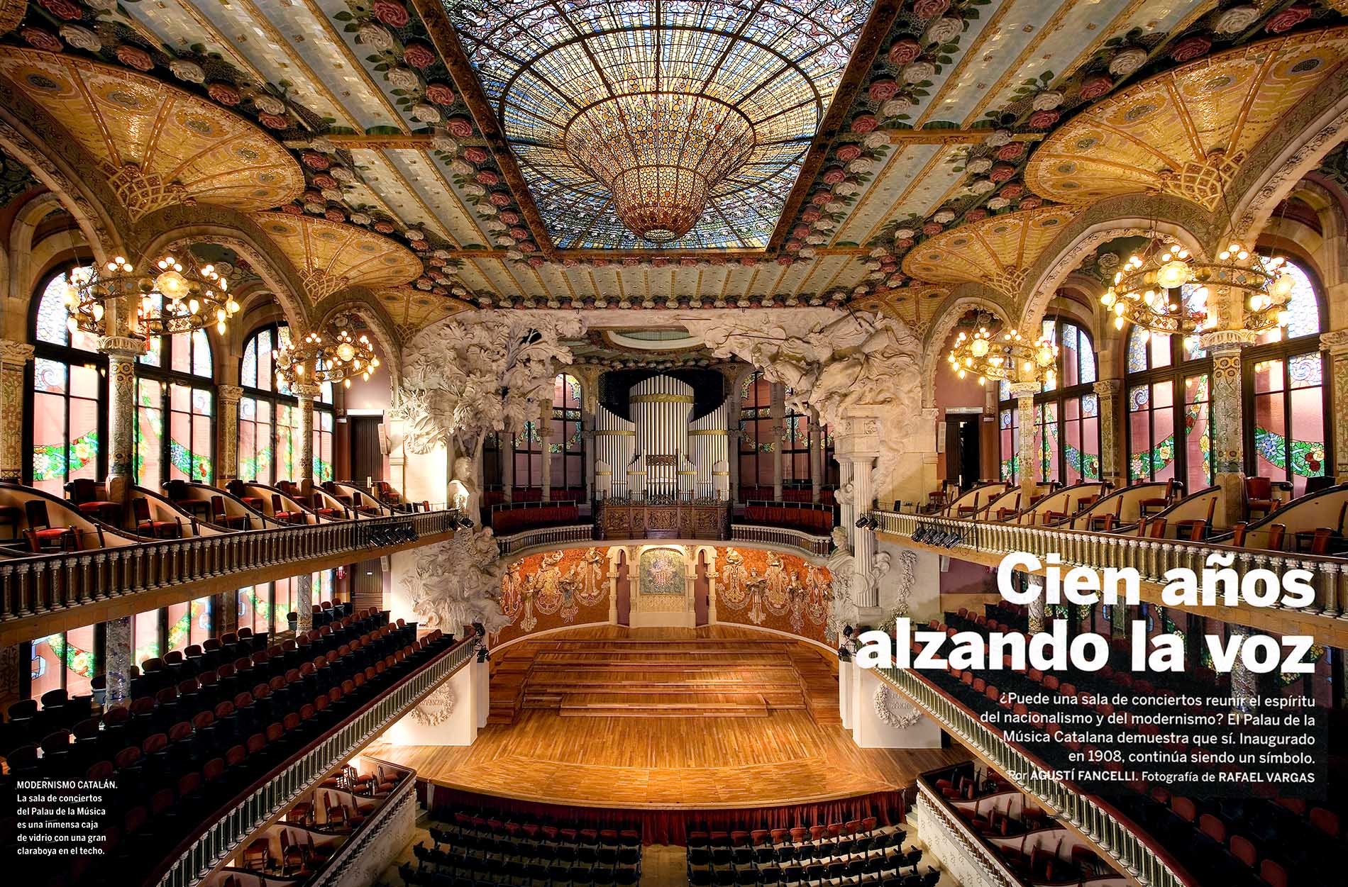 Palau De La Musica Catalana,Barcelona.Lluís Domènech I Montaner